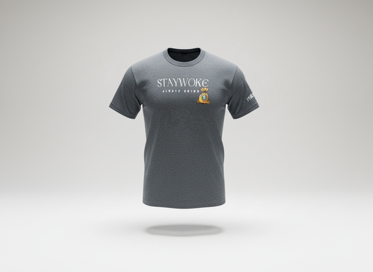 Stay Woke Tee ( Heather Gray )
