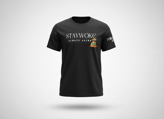 Stay Woke  Tee ( Black  )